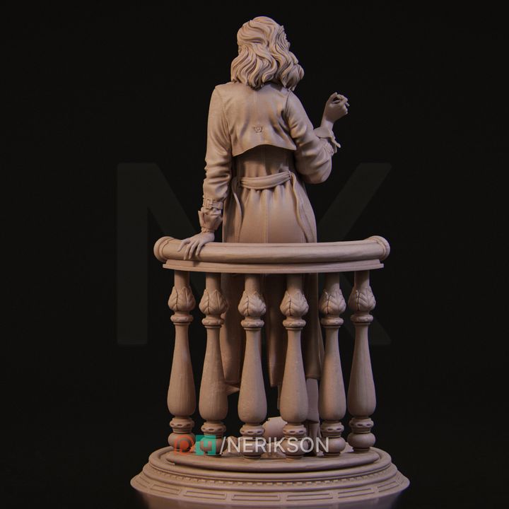 3D Printable Laura the Detective Standalone [presupported] by Nerikson