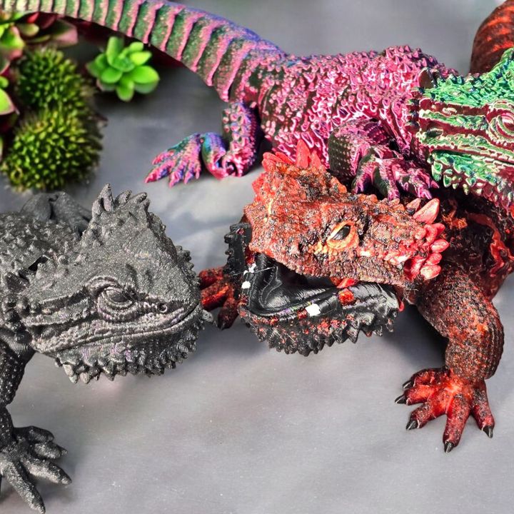 下载 Bearded Dragon - Articulated lizard 通过 RAKI-BOX