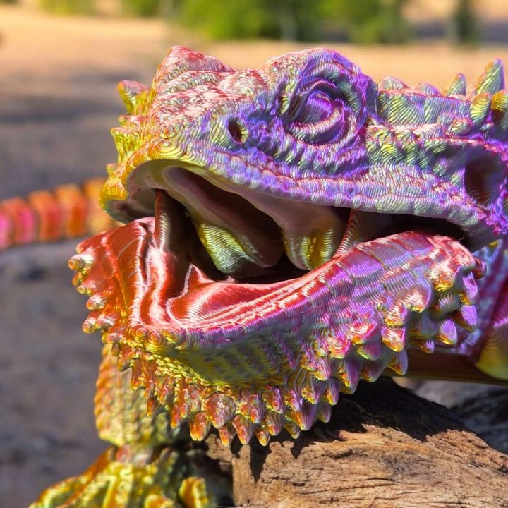 Download Bearded Dragon - Articulated lizard Da RAKI-BOX