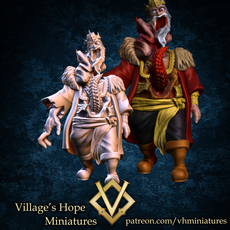 3D Printable Minotaur Miniatures by Village's Hope Miniatures