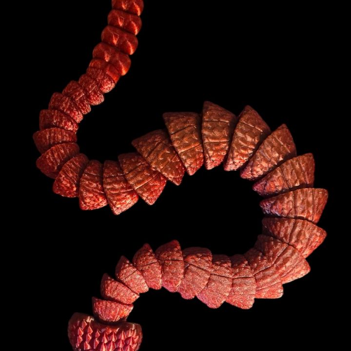 3D Printable Rattlesnake - Articulated snake by RAKI-BOX
