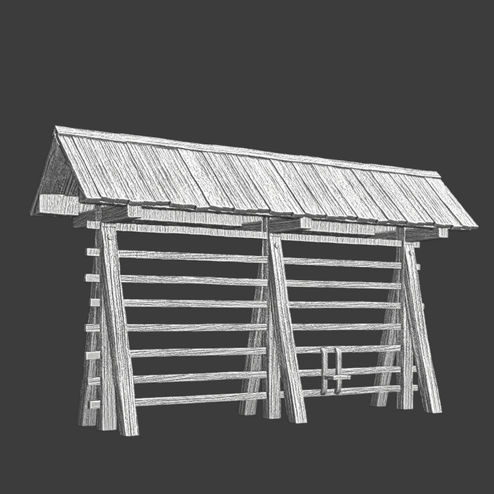 3D Printable Medieval Eastern European Haystack - Wargaming Accessory ...