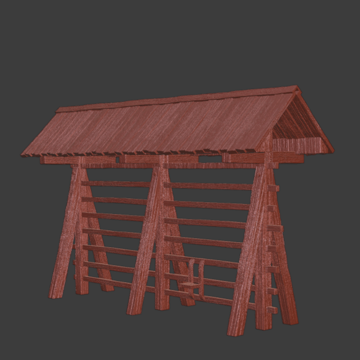 3D Printable Medieval Eastern European Haystack - Wargaming Accessory ...