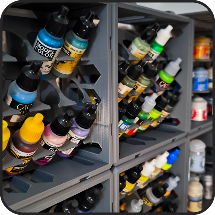 3D Printable Cube Pro Organizer (Hobby Pledge) by Txarli Factory