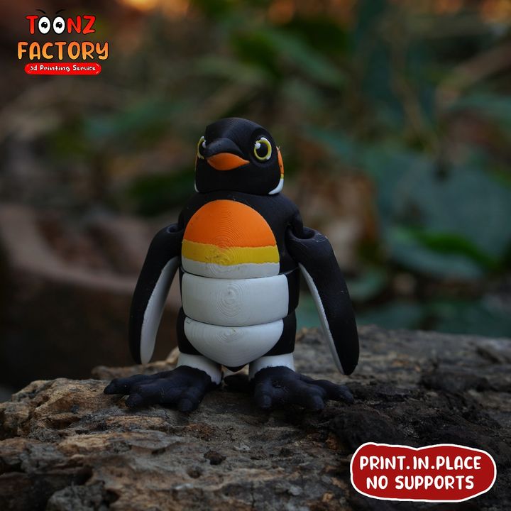 3D Printable Flexi Penguins by Toonz Factory