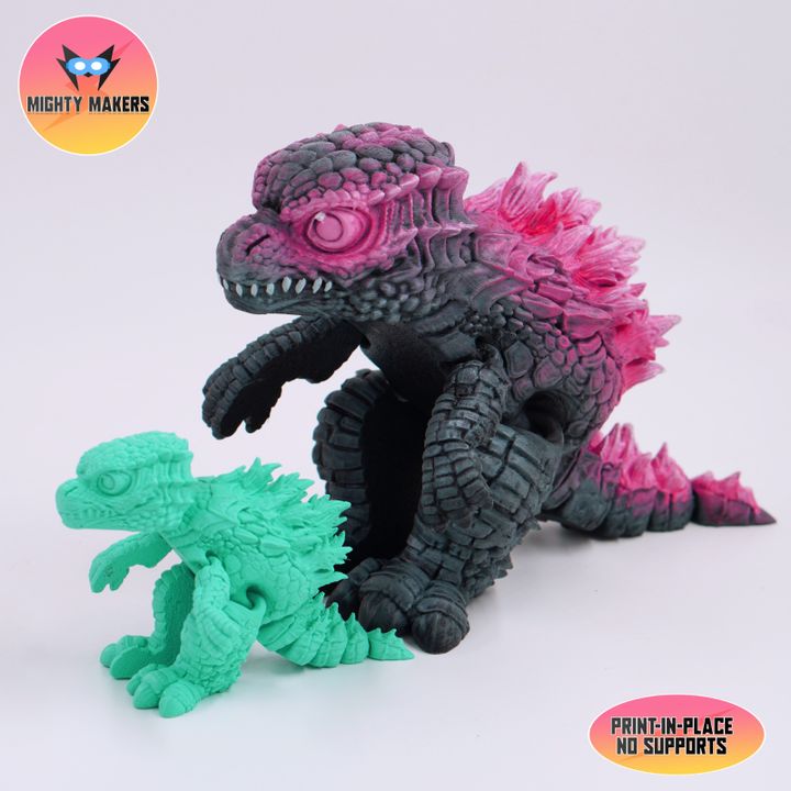 3d-printable-print-in-place-flexi-godzilla-articulated-by-mighty-makers for Godzilla Valentine Cards Printable Free 3D Printable Print In Place Flexi Godzilla Articulated by Mighty Makers for Godzilla Valentine Cards Printable Free