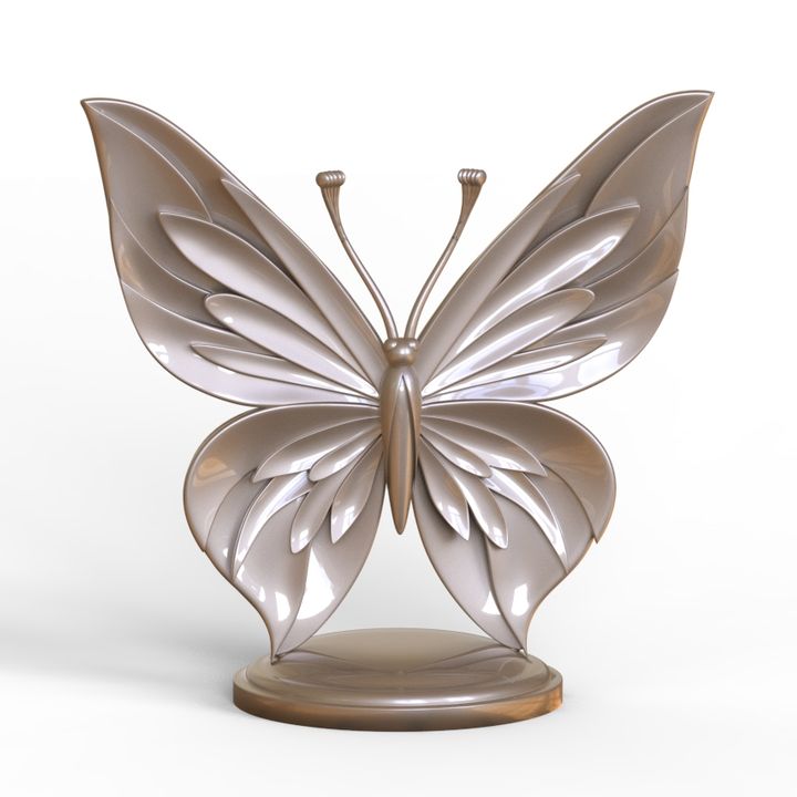 3D Printable butterfly sculpture by 3Dimontis 3D Printable butterfly sculpture by 3Dimontis