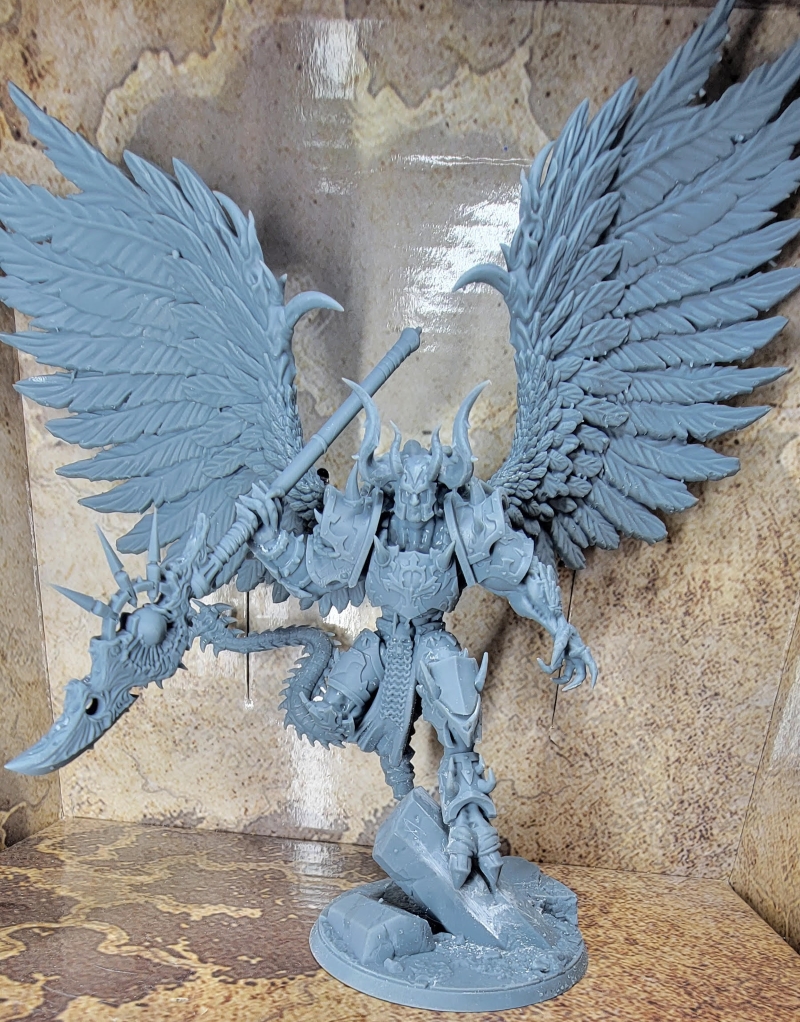3d printable demonic possessed warlock by ghamak