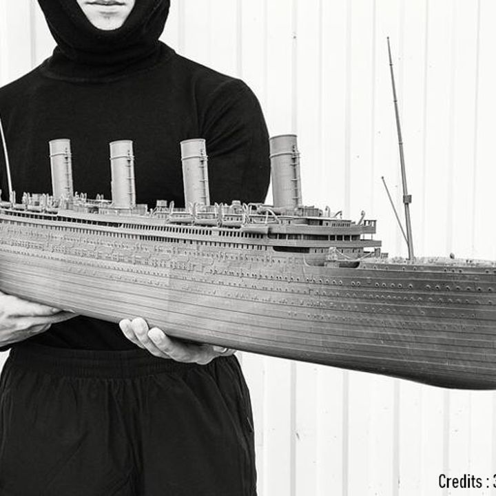 3D Printable RMS Titanic British ocean liner (316 high 3D Printable RMS Titanic British ocean liner (316 high