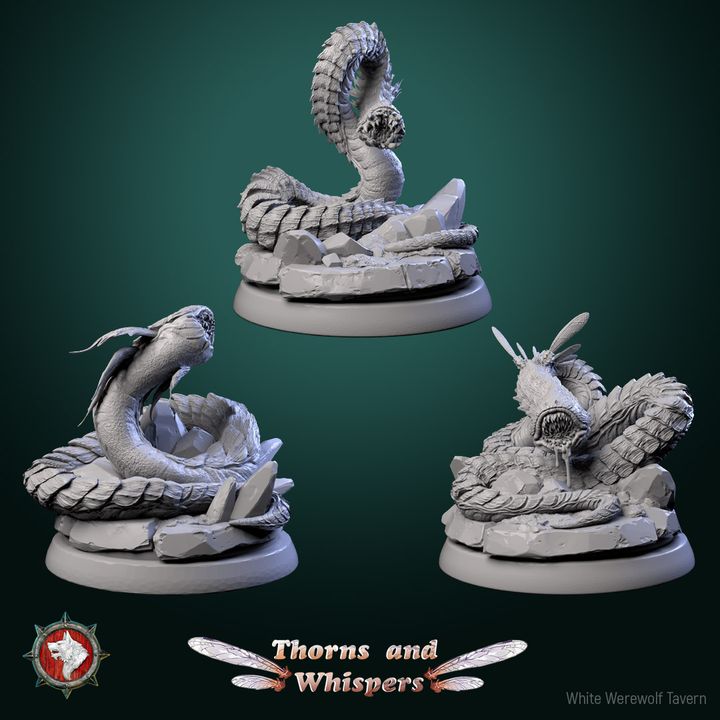 3D Printable 'Thorns and Whispers' January 2025 release 34 STL's ...