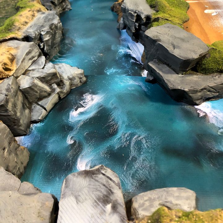 3D Printable Real Rivers : Core Set 2 by GameScape3D