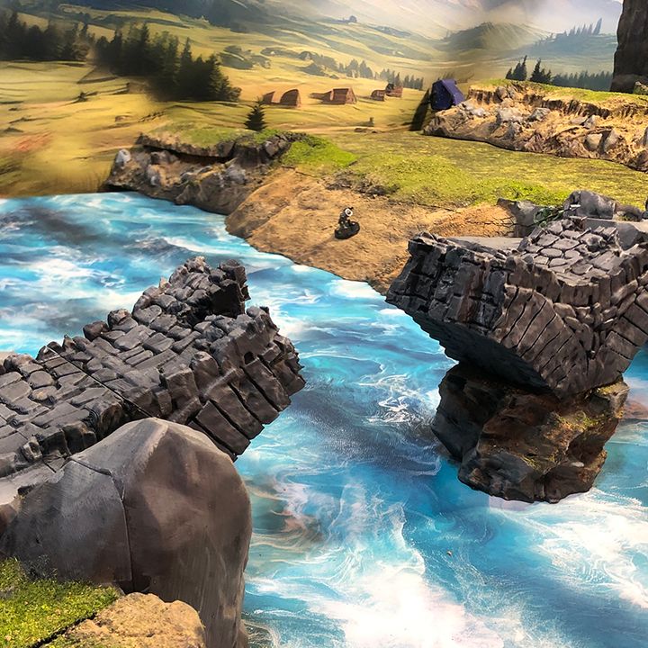 3D Printable Real Rivers : Core Set 2 by GameScape3D