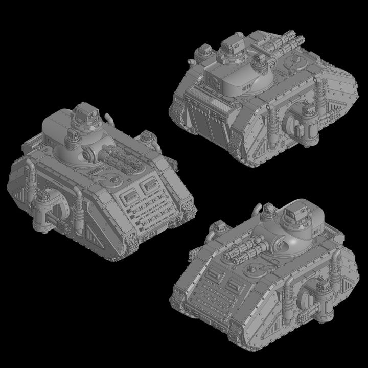 3D Printable 'Violator' Support Tank (HA-Series) by Black