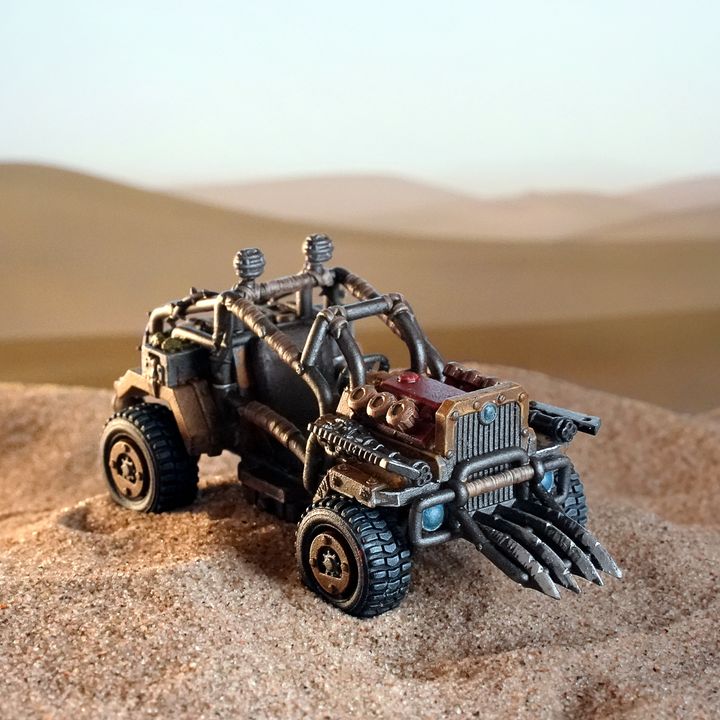 3D Printable Wasteland Wheels Razor Drifter by Kalashnikov 3D