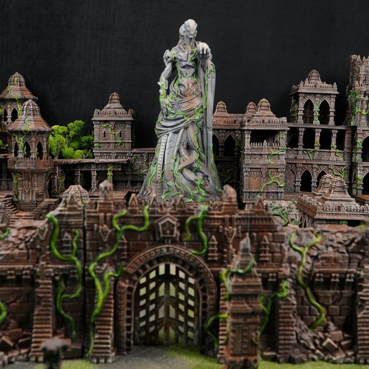 3D Printable Ancient City - Modular City - The Ruins of Drakenfell