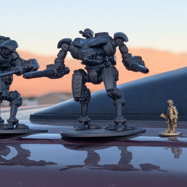 3D Printable FREE-15mm Basic Raptor (1/100th Scale) by John Bear Ross