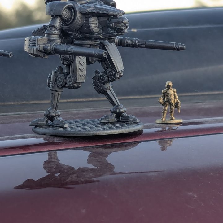 3D Printable FREE-15mm Basic Raptor (1/100th Scale) by John Bear Ross