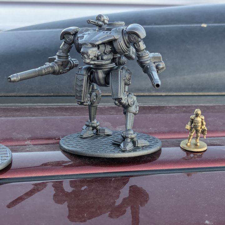 3D Printable FREE-15mm Basic Raptor (1/100th Scale) by John Bear Ross