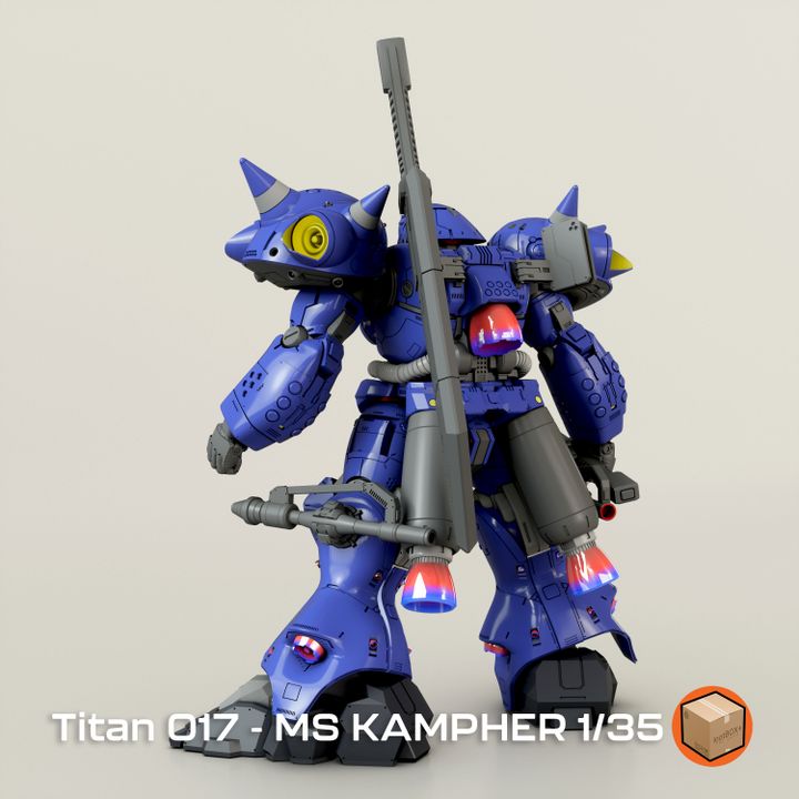 3D Printable Titan 017 - 1/35 by Norman Caguiat