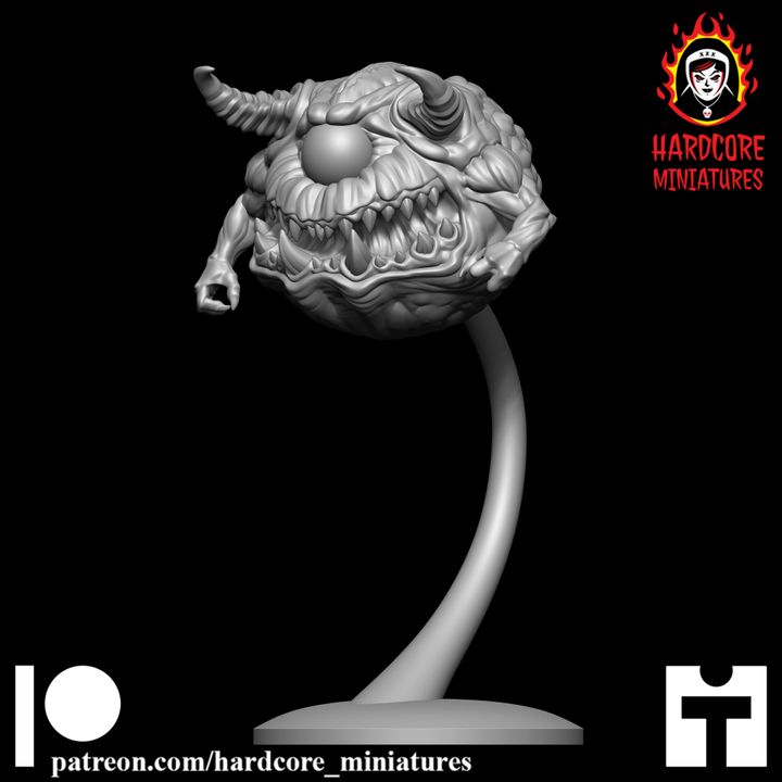 NEIGHBORHOOD - valiem バリエム　MONSTER MOUTH DEVIL / BOWL-M 3D Printable Meatball Demon with Arms by Hardcore Miniatures