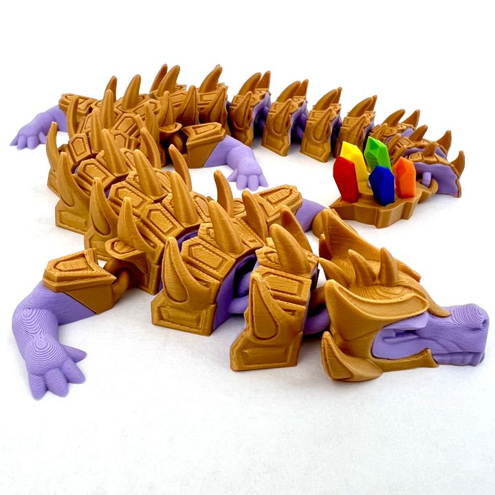 3D Printable Inevitable Dragon (No Supports Needed) by Steven Wolf