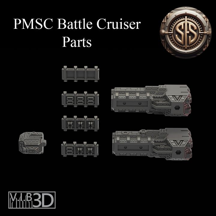 3D Printable PMSC Fleet V2 - Modular Upscale by Soul Forge Studio