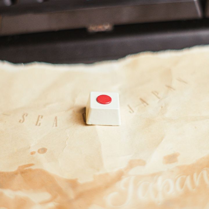 3D Printable Japanese Flag Artisan Keycap For Mechanical Gaming ...