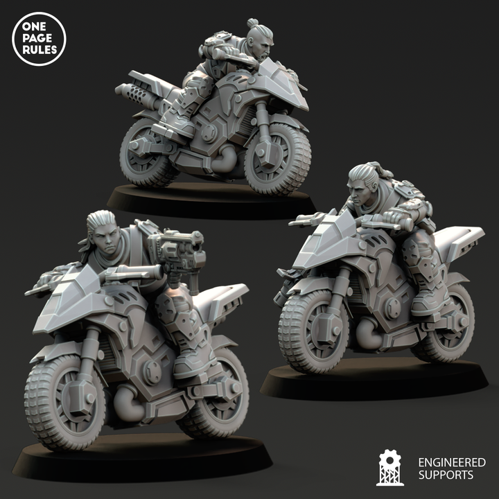 3D Printable Human Defense Force (HDF) - Army Bundle #3 by One