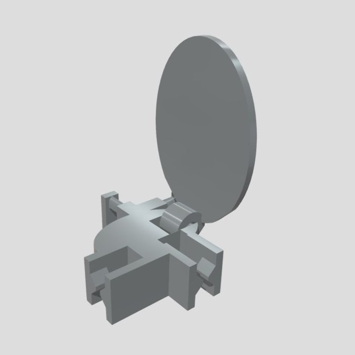 3D Printable Connectable Rounded Scale Plate by Propsmaker