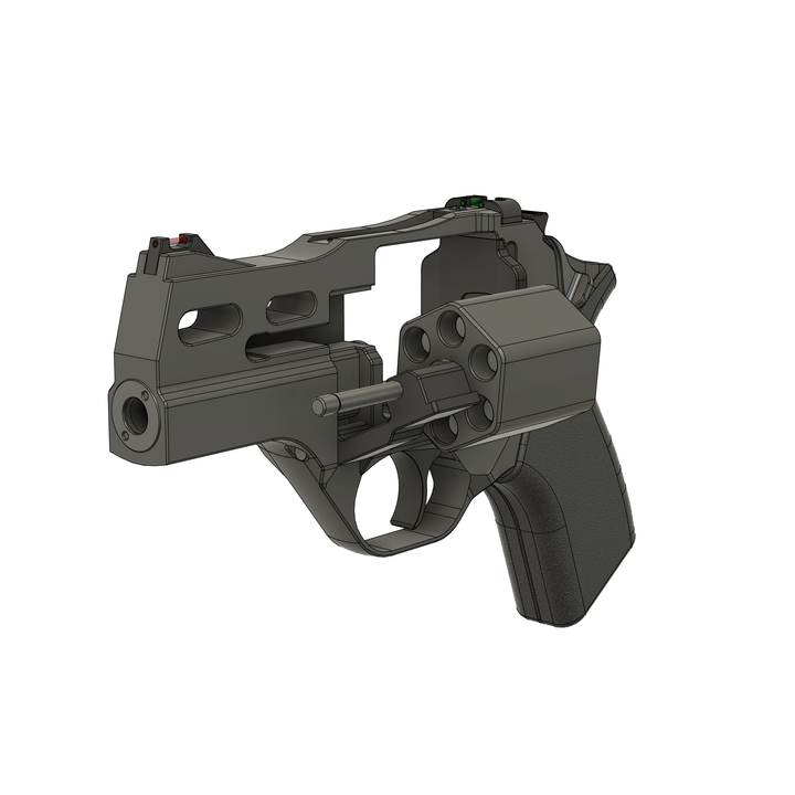 キアッパライノ 3Dプリント 🦏 Chiappa Rhino 20DS - High-Detail 3D Printable Replica
