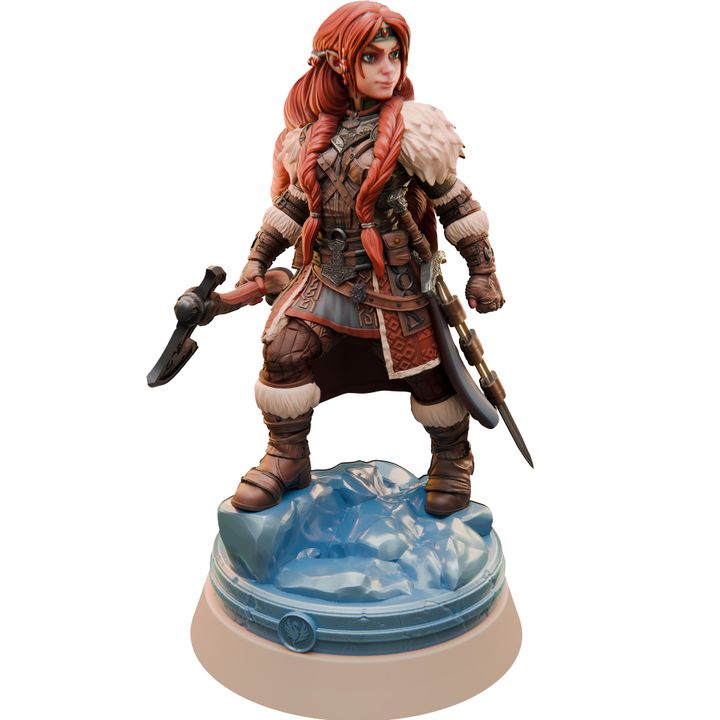 3D Printable Barbarian by HoldMyMiniatures