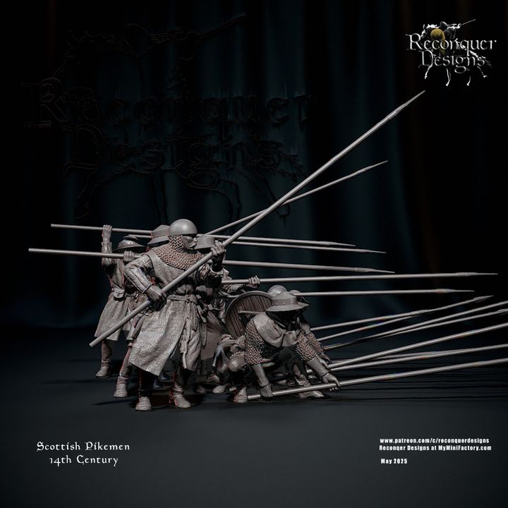 14th century Scottish Pikemen (and other weapons options)