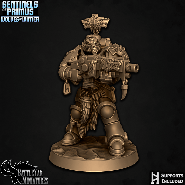 3D Printable Knight-Sentinel Vigilant A by Battle Yak Miniatures