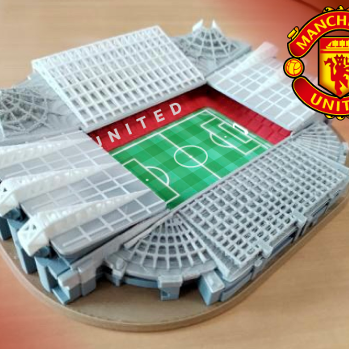 3D Printable Old Trafford Stadium - Manchester United FC by