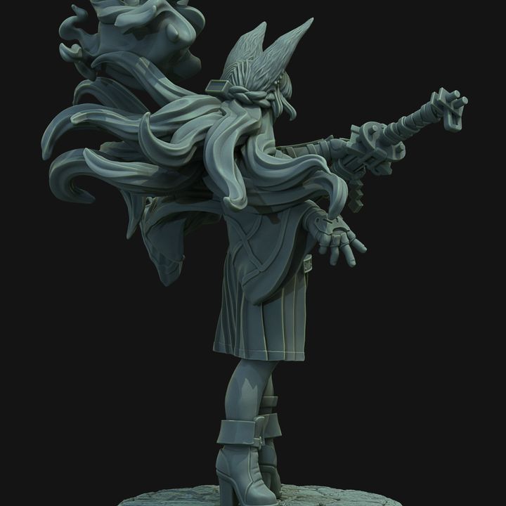 3D Printable Miyabi Miniature 32 mm - Zenless Zone Zero by
