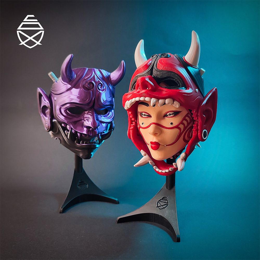 3D Printable Oni No Geisha by PipeCox, image size:1000x1000